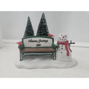 Department 56 Heritage Village Accessory OUR OWN VILLAGE PARK BENCH With Box